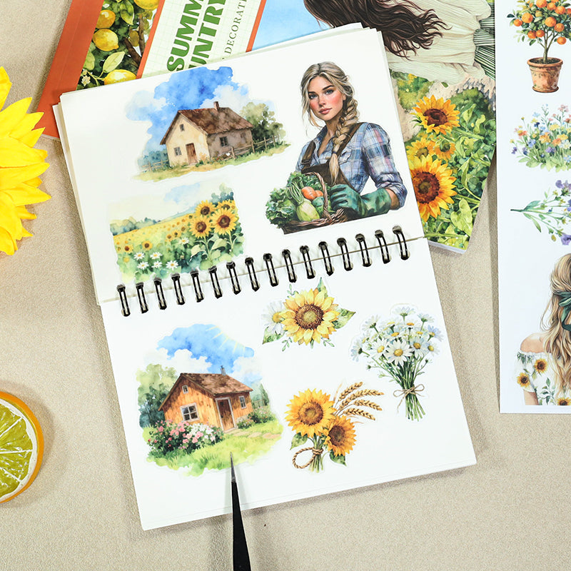 Vintage Sticker Book Vol.29 - Summer Countryside