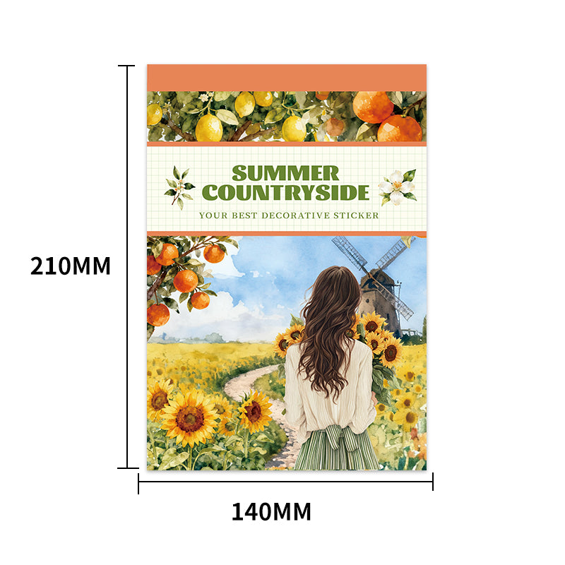 Vintage Sticker Book Vol.29 - Summer Countryside