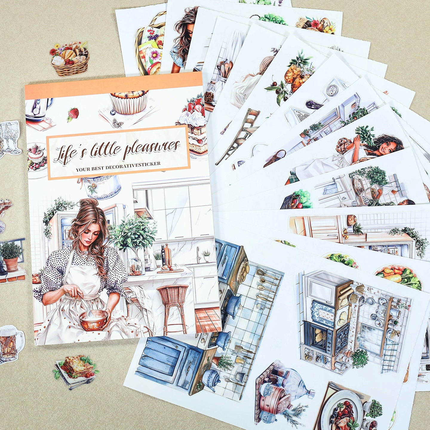 Vintage Sticker Book Vol.30 - Little Joys in Life