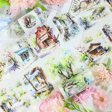 Blossom Picture Scroll PET Tape