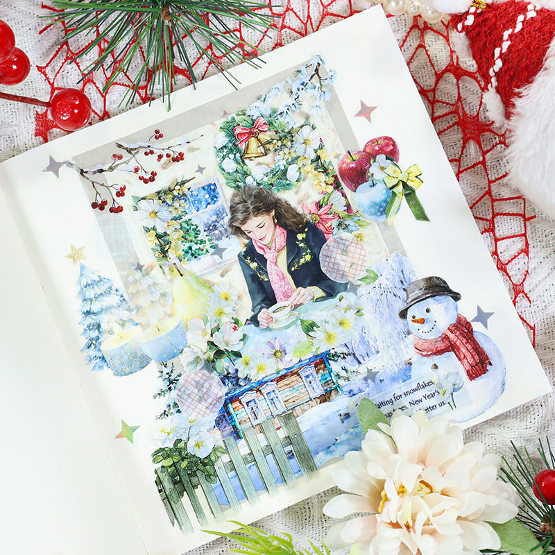 Winter Snow Picture Scroll PET Tape