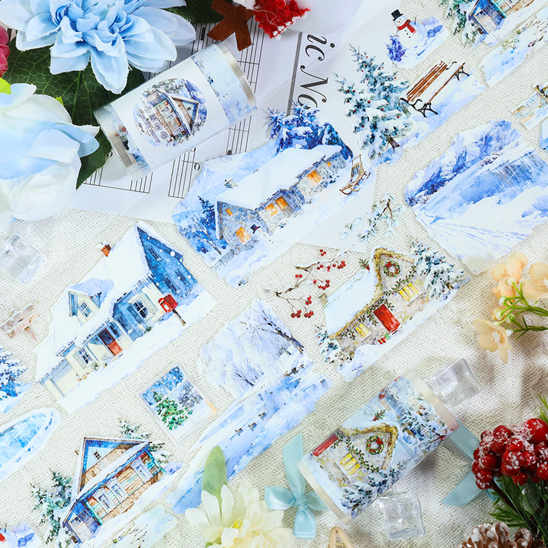 Winter Snow Picture Scroll PET Tape
