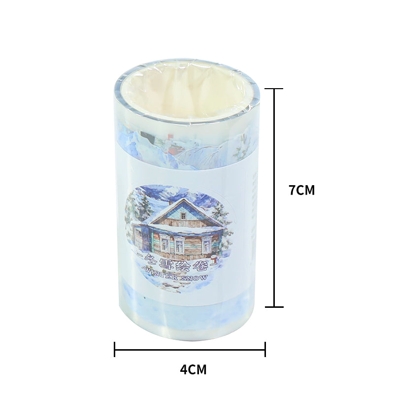 Winter Snow Picture Scroll PET Tape