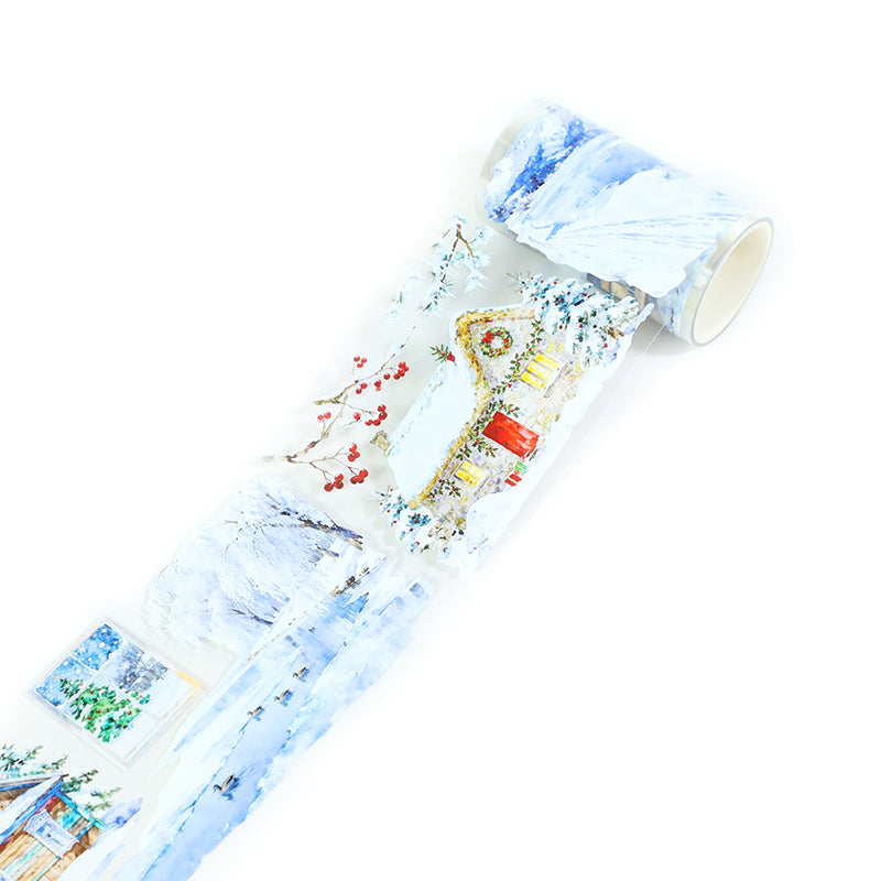 Winter Snow Picture Scroll PET Tape
