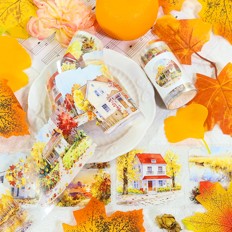 Autumn Wind Picture Scroll PET Tape