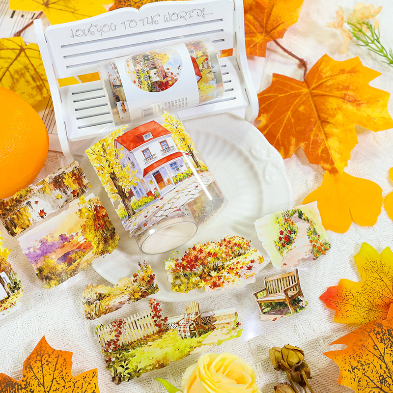 Autumn Wind Picture Scroll PET Tape