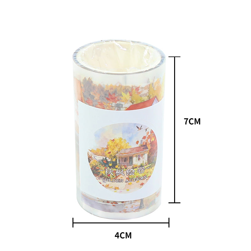 Autumn Wind Picture Scroll PET Tape