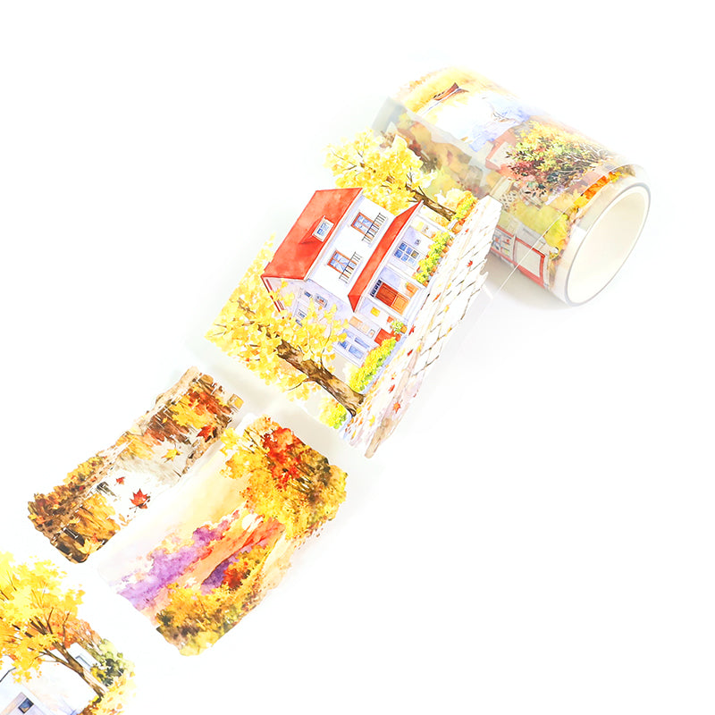Autumn Wind Picture Scroll PET Tape