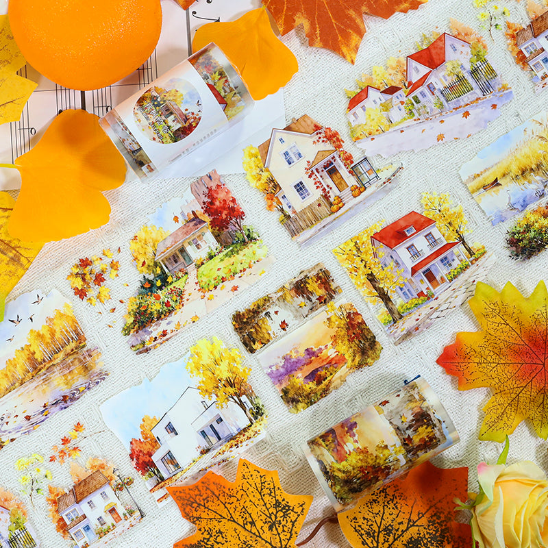 Autumn Wind Picture Scroll PET Tape