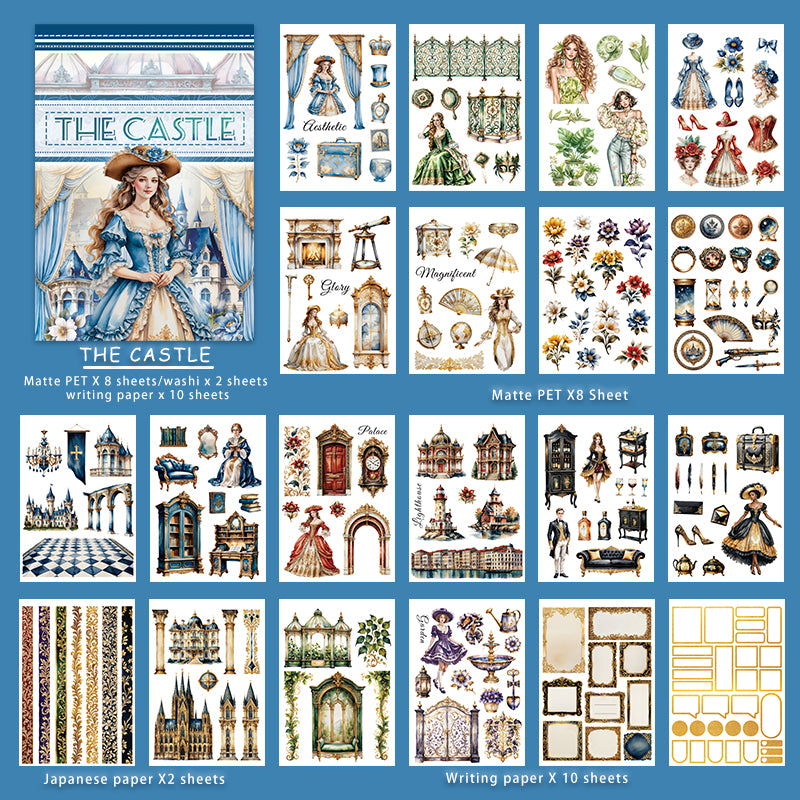 Vintage Sticker Book Vol.21 - The Castle