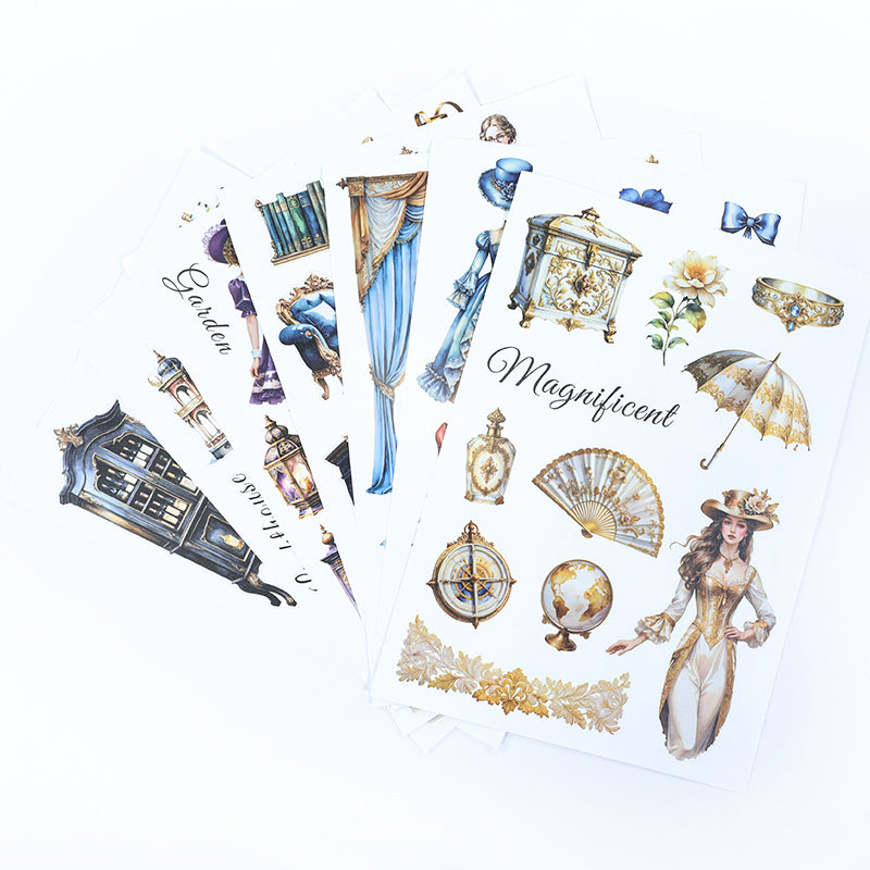 Vintage Sticker Book Vol.21 - The Castle