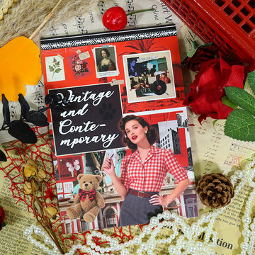 Vintage Sticker Book Vol.22 - Red Retro