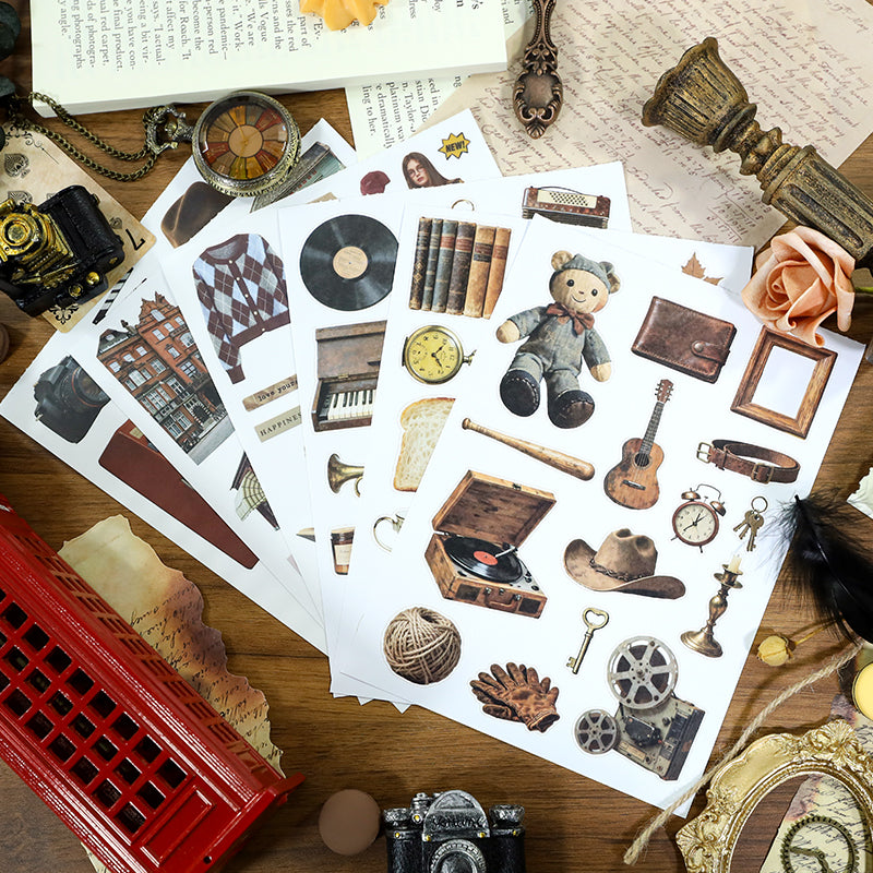 Vintage Sticker Book Vol.24 - Relic Scrapbook