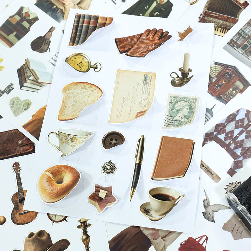 Vintage Sticker Book Vol.24 - Relic Scrapbook