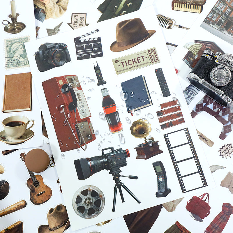 Vintage Sticker Book Vol.24 - Relic Scrapbook