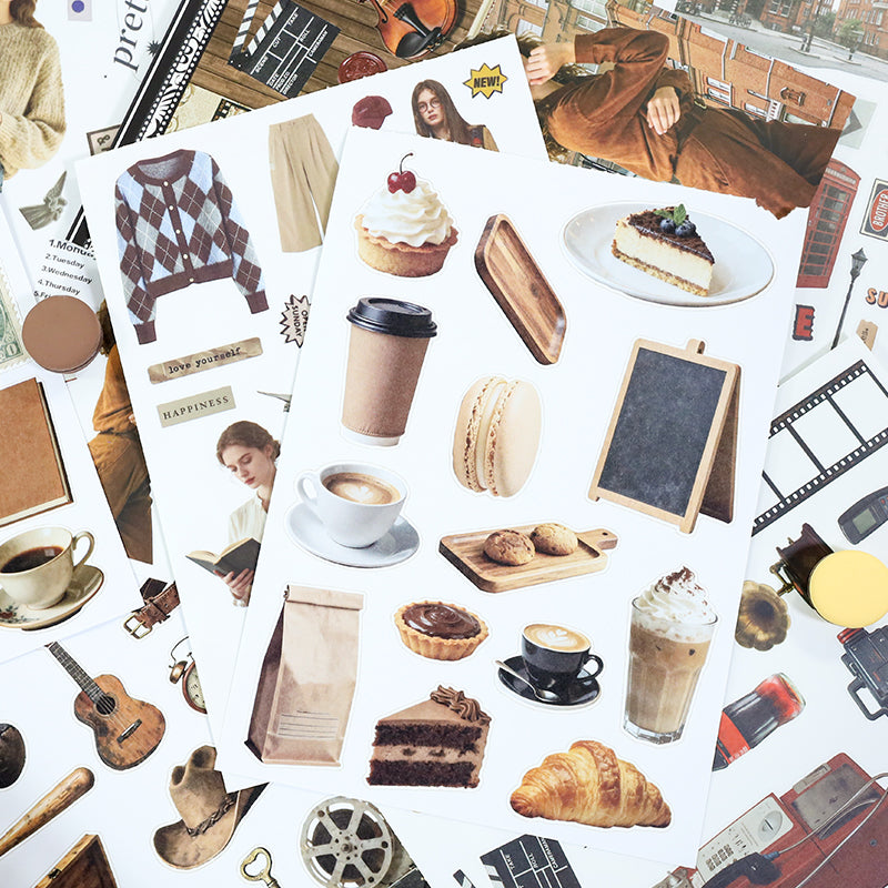 Vintage Sticker Book Vol.24 - Relic Scrapbook