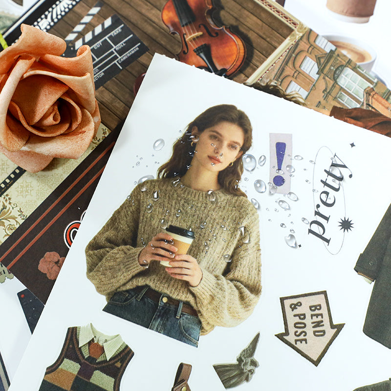 Vintage Sticker Book Vol.24 - Relic Scrapbook