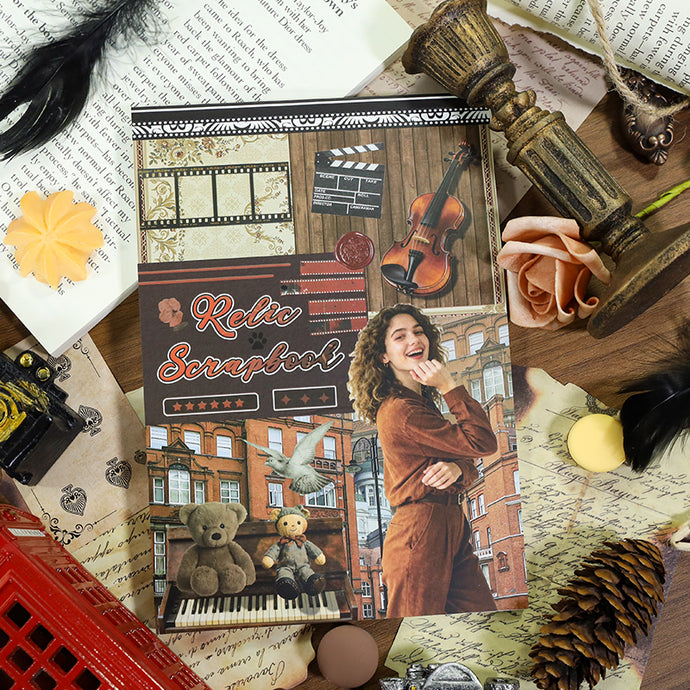 Vintage Sticker Book Vol.24 - Relic Scrapbook | MOOBOOM – mooboom
