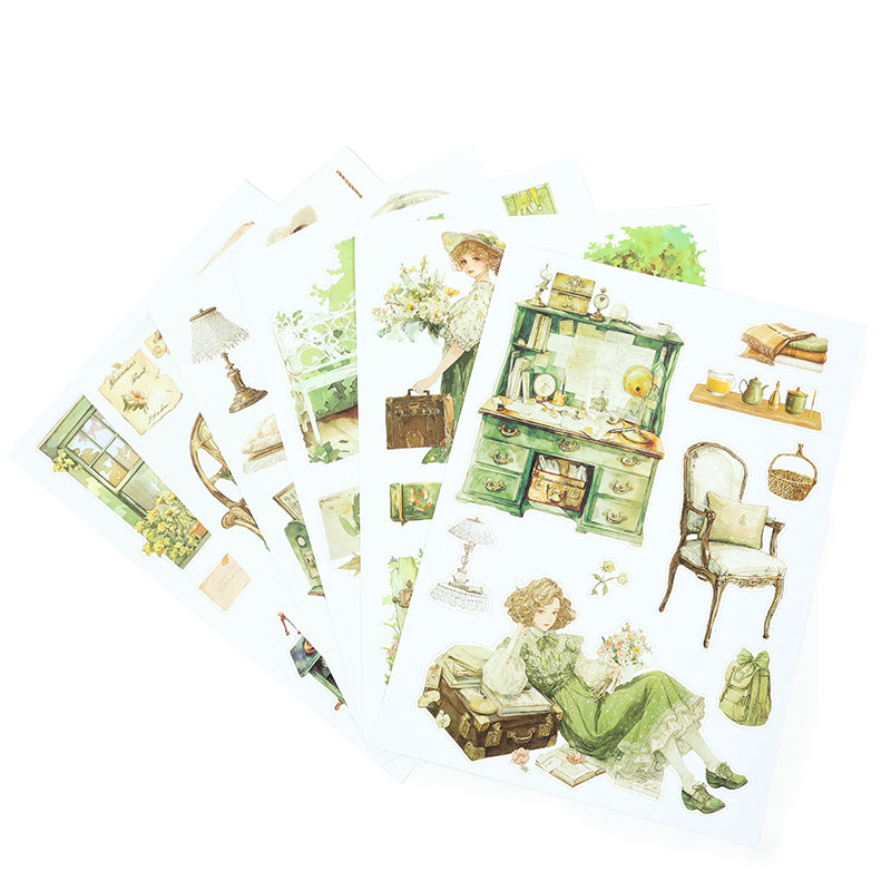 Vintage Sticker Book Vol.24 - Green Corner