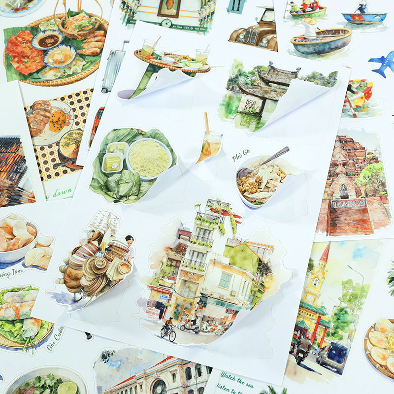 Vintage Sticker Book Vol.29 - Southeast Journey