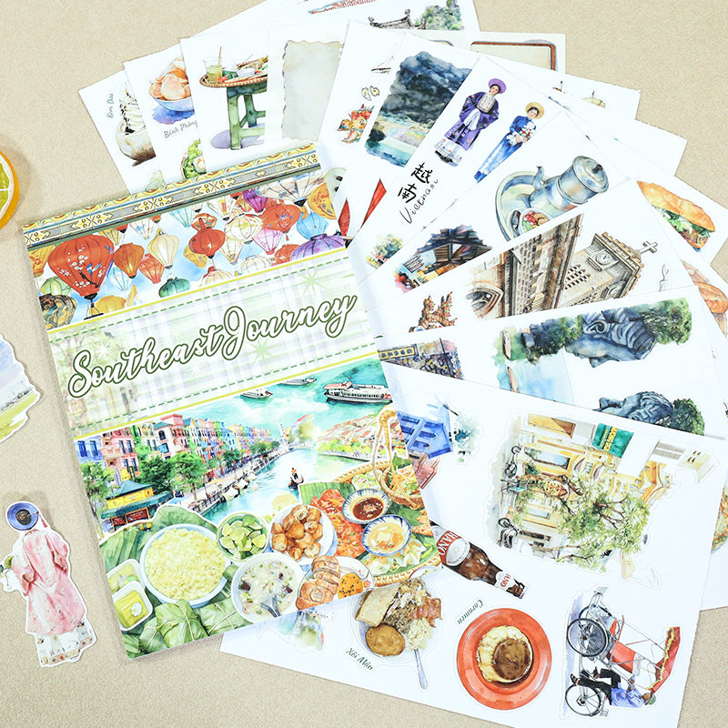 Vintage Sticker Book Vol.29 - Southeast Journey