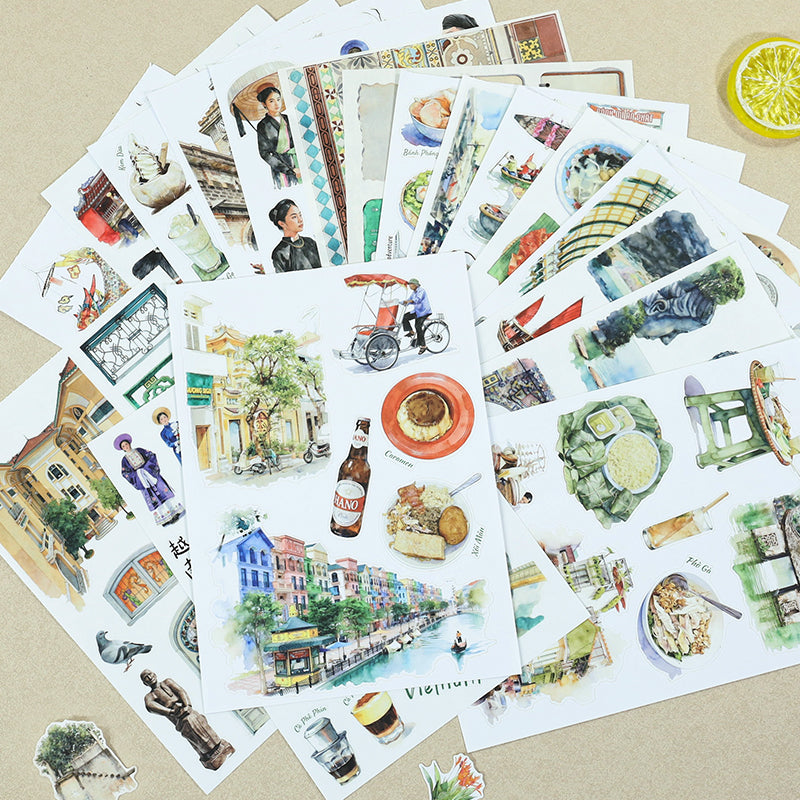 Vintage Sticker Book Vol.29 - Southeast Journey