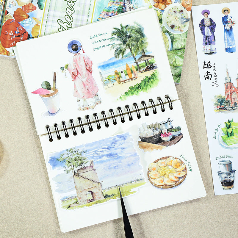 Vintage Sticker Book Vol.29 - Southeast Journey