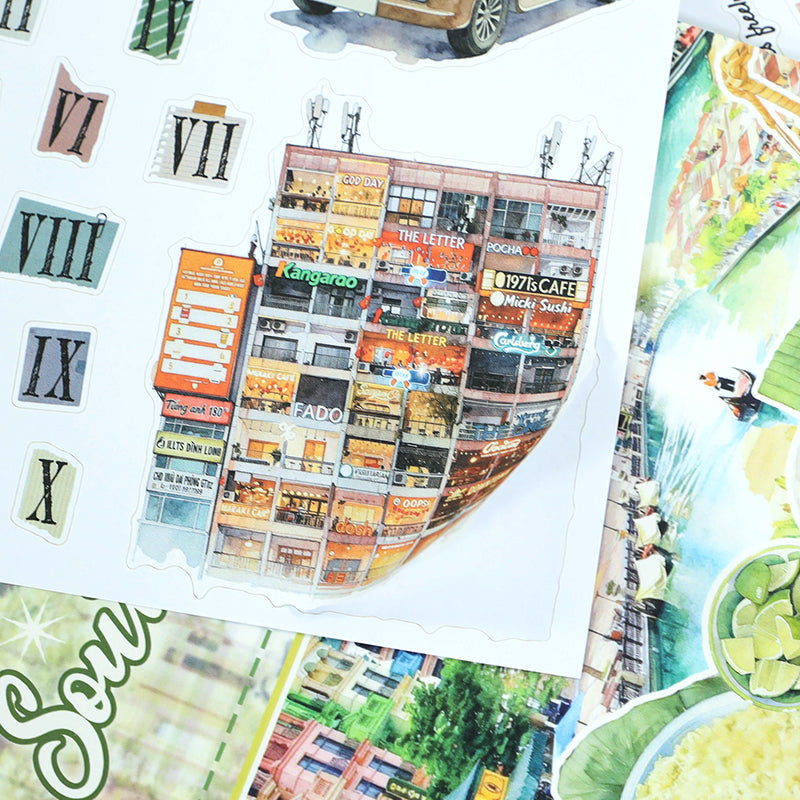 Vintage Sticker Book Vol.29 - Southeast Journey