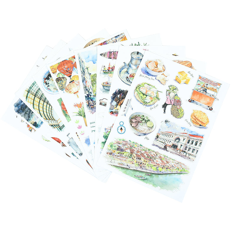 Vintage Sticker Book Vol.29 - Southeast Journey