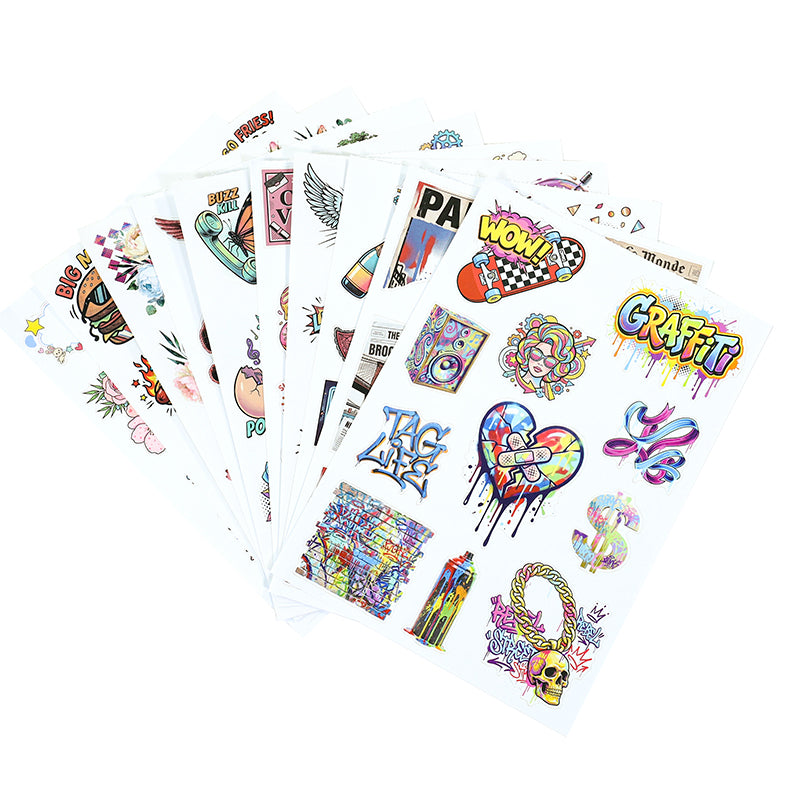 Vintage Sticker Book Vol.30 - POP Collage Book