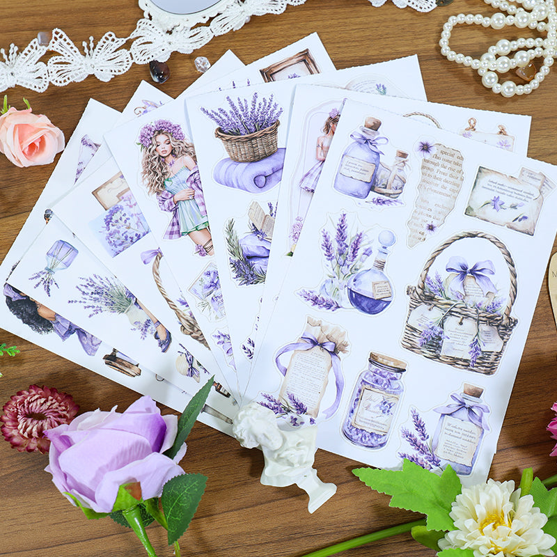 Vintage Sticker Book Vol.20 - The Song of Lavender