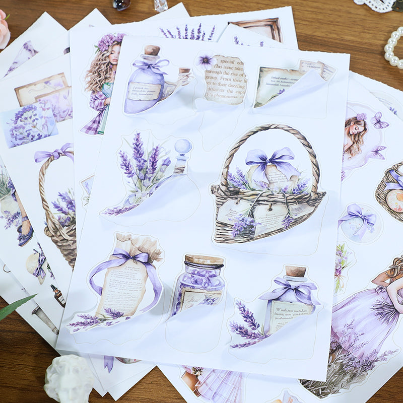 Vintage Sticker Book Vol.20 - The Song of Lavender