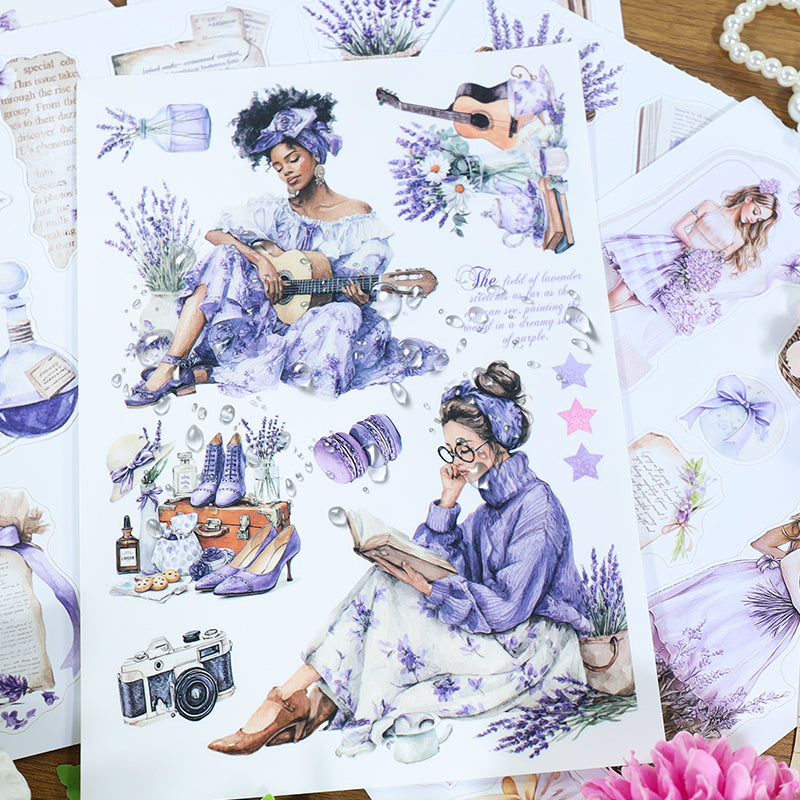 Vintage Sticker Book Vol.20 - The Song of Lavender