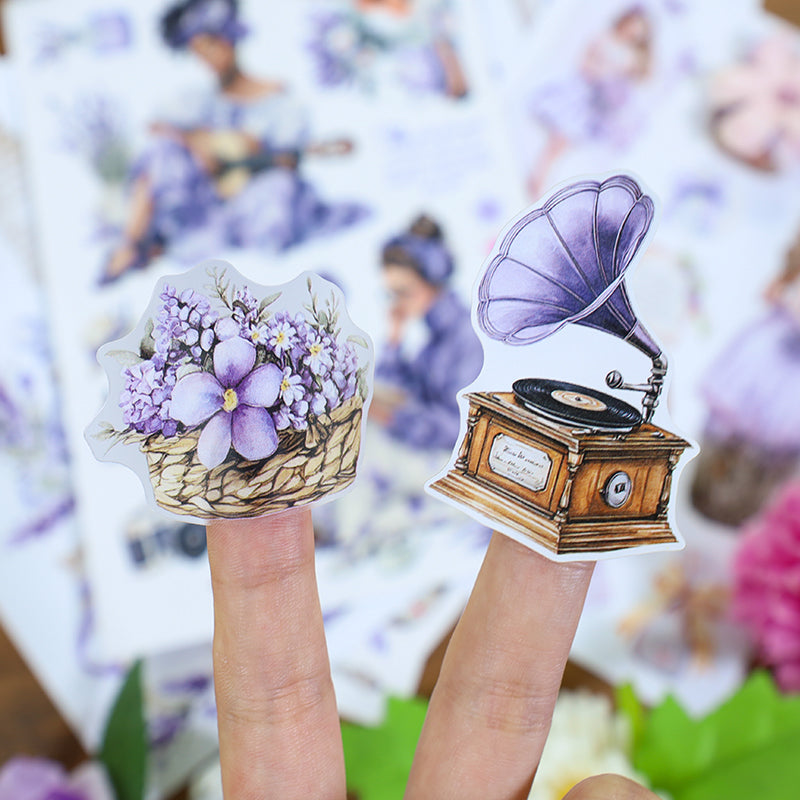 Vintage Sticker Book Vol.20 - The Song of Lavender