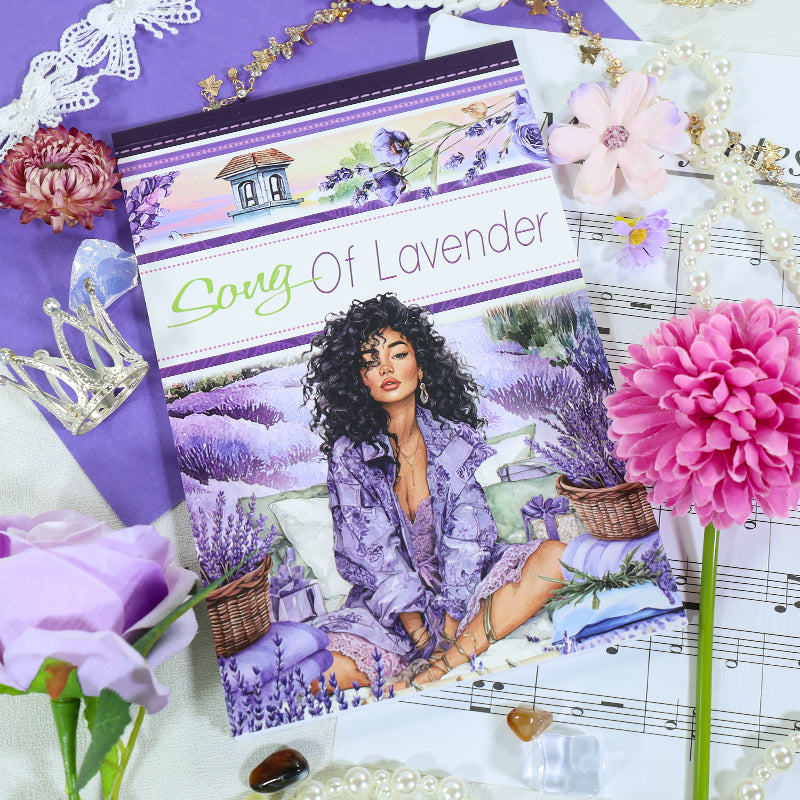 Vintage Sticker Book Vol.20 - The Song of Lavender