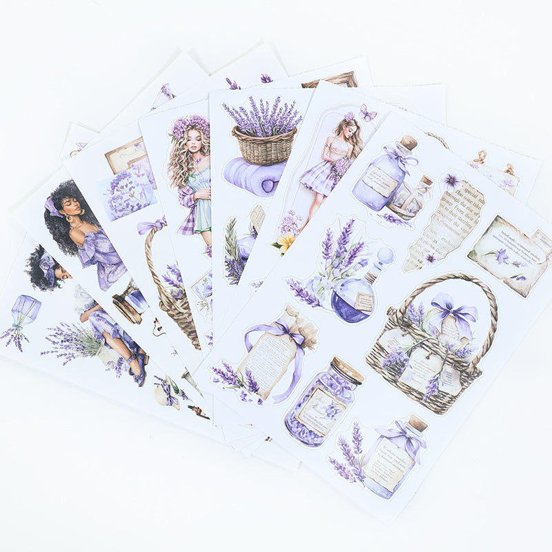 Vintage Sticker Book Vol.20 - The Song of Lavender