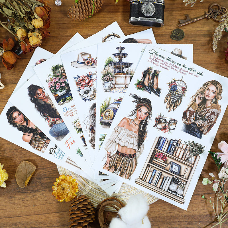 Vintage Sticker Book Vol.20 - Natural Aesthtics