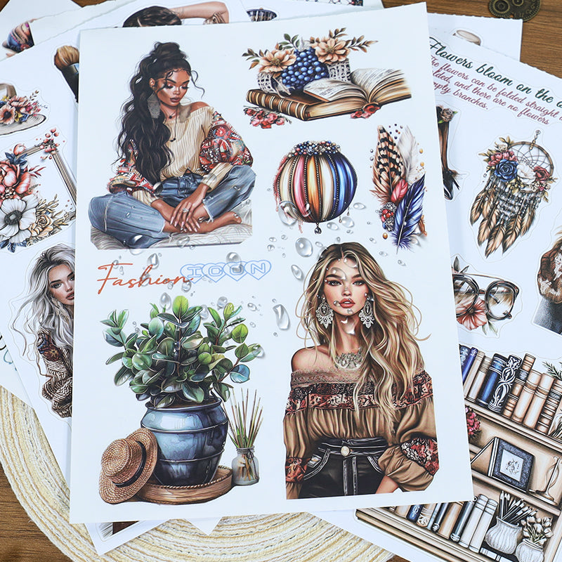 Vintage Sticker Book Vol.20 - Natural Aesthtics