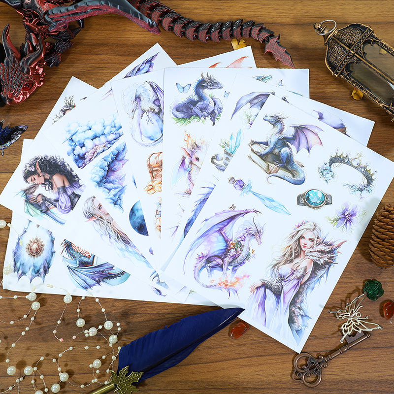 Vintage Sticker Book Vol.21 - Dragon