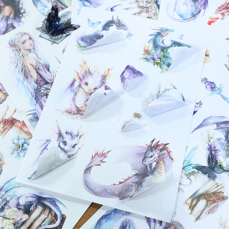 Vintage Sticker Book Vol.21 - Dragon