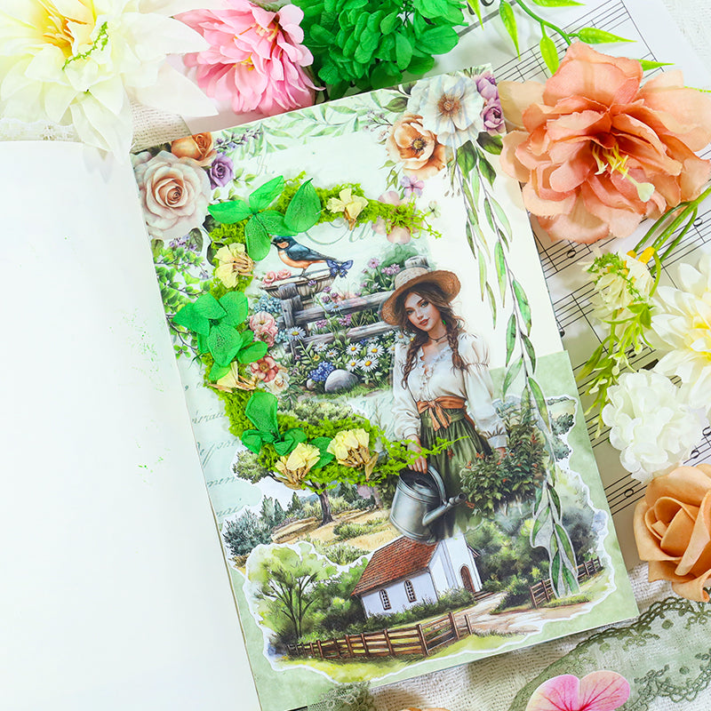 Vintage Sticker Book Vol.23 - Countryside