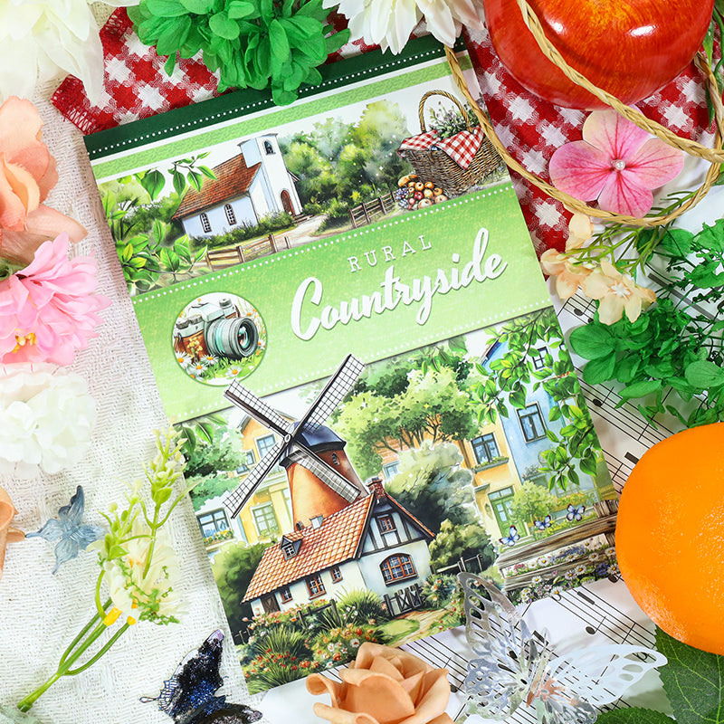 Vintage Sticker Book Vol.23 - Countryside