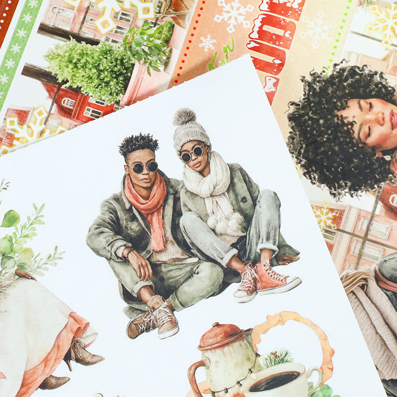 Vintage Sticker Book Vol.23 - Winter Interlude