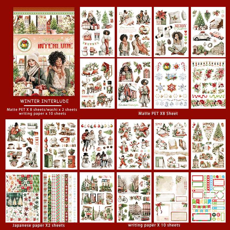 Vintage Sticker Book Vol.23 - Winter Interlude