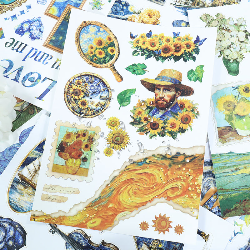 Vintage Sticker Book Vol.24 - Starry Night Ecstatic Rhapsody