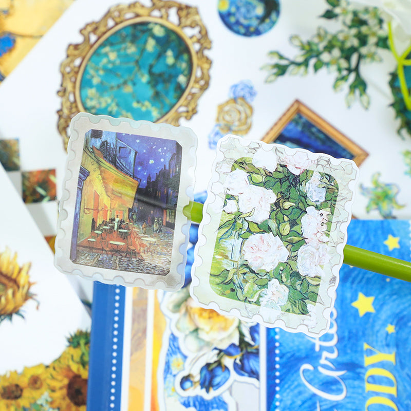 Vintage Sticker Book Vol.24 - Starry Night Ecstatic Rhapsody