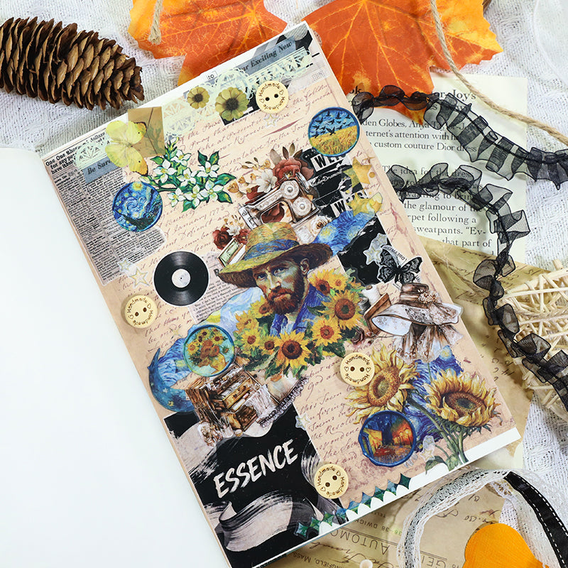 Vintage Sticker Book Vol.24 - Starry Night Ecstatic Rhapsody