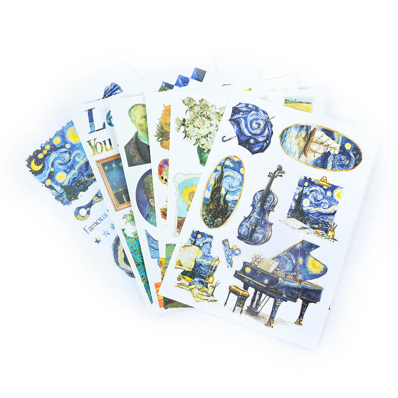 Vintage Sticker Book Vol.24 - Starry Night Ecstatic Rhapsody