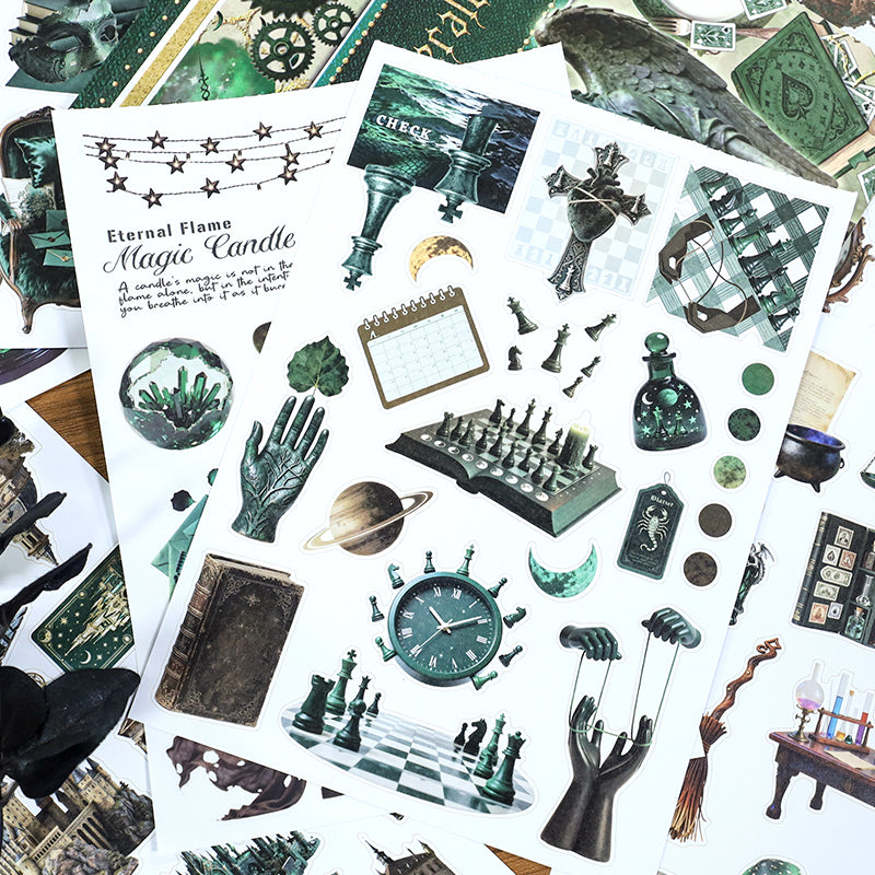 Vintage Sticker Book Vol.24 - Emerald Spell