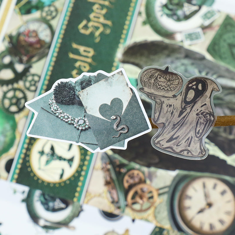 Vintage Sticker Book Vol.24 - Emerald Spell